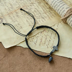 Magnetic Heart Cross Bracelet Set: A Symbol of Sacred Union and Enduring Love