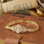 Golden Filigree Our Lady Bracelet Collection: A Symbol of Maternal Grace and Protection