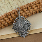 Filigree Our Lady Medallion Necklace: A Symbol of Maternal Grace and Protection