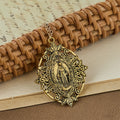Filigree Our Lady Medallion Necklace: A Symbol of Maternal Grace and Protection