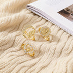 Heart/Moon/Oval Style Our Lady Ring: Sacred Devotion & Radiant Grace