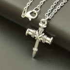 Nail Cross Link Necklace: A Symbol of Sacred Strength and Redemption