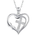 Heart & Cross Necklace: Devotion & Timeless Elegance