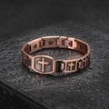 Link Chain Cross Engraved Bracelet: A Symbol of Divine Strength & Faith