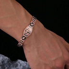 Link Chain Cross Engraved Bracelet: A Symbol of Divine Strength & Faith