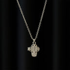 Locket Cross Necklace with Intricate Filigree: A Symbol of Sacred Secrecy & Devotion