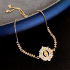 Our Lady Miraculous Medal Halo Cz Beaded Bracelet: Emblem Of Divine Protection & Grace