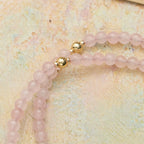 Magnetic Strawberry Agate Rosary Bracelet: Emblem of Divine Grace & Purity