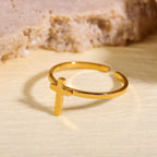 Minimalist Cross Open Ring: A Symbol Of Devout Faith & Spiritual Grace