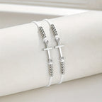 Intricate Cross Beaded Bracelet: Woven with Faith, Grace & Unwavering Love