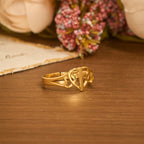 Timeless Heart Cross Adjustable Ring: A Gift Of Grace & Divine Intercession