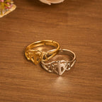 Timeless Heart Cross Adjustable Ring: A Gift Of Grace & Divine Intercession