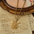 Dual-Color St. Michael Archangel Pendant Necklace: Emblem of Divine Protection
