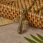 Orthodox Crucifix Pendant Necklace: Emblem of Redemption & Sacred Devotion