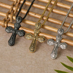 Orthodox Crucifix Pendant Necklace: Emblem of Redemption & Sacred Devotion