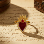 Sacred Heart Multi-Design Ring Collection: Emblem of Divine Love