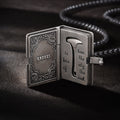 Bible with the Removable Rock Hammer Necklace