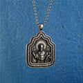 Father Blessing Charm Titanium Necklace