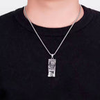 Jesus Shield Amulet Religion Necklace