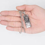 Jesus Shield Amulet Religion Necklace