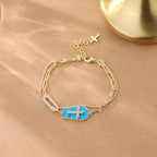 Holy Father Blessed Shield Cross Bracelet VIP