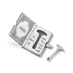 Bible with the Removable Rock Hammer Necklace