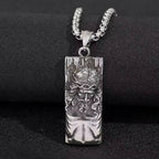Jesus Shield Amulet Religion Necklace