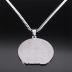 Silver Nativity Believe Christmas Gift Necklace