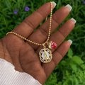 Our Lady & Sacred Heart Necklace in 6 Styles: Elegant Faith-Infused Jewelry