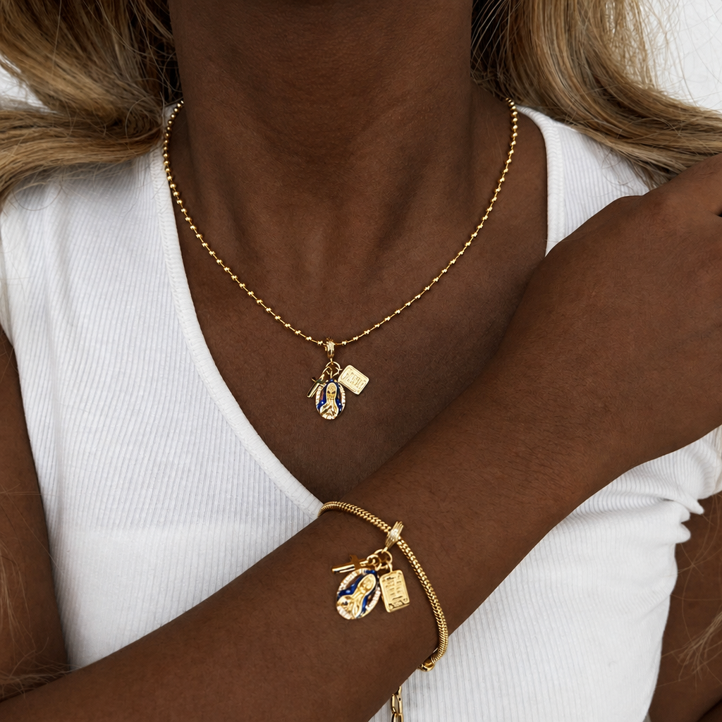 Our Lady of Grace Charm Jewelry Set: A Symbol of Timeless Devotion