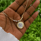 Sacred Heart/ St.Jude/ St. Benedict Pendant Necklace: Quiet Reminder of Their Steady Care