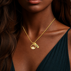 Faith Tag & Mustard Seed Mountain Necklace: A Symbol of Mountain-Moving Belief
