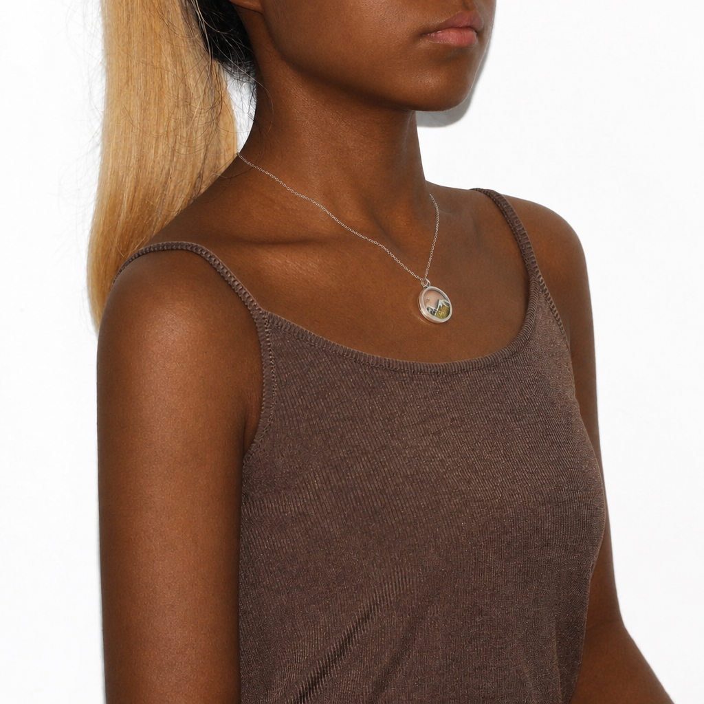 Multi-Gemstone Mustard Seed Mountain Necklace: A Symbol of Faith That Moves Mountains